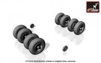 AR AW72316   1/72 B-52 Stratofortress wheels, weighted (attach3 17306)